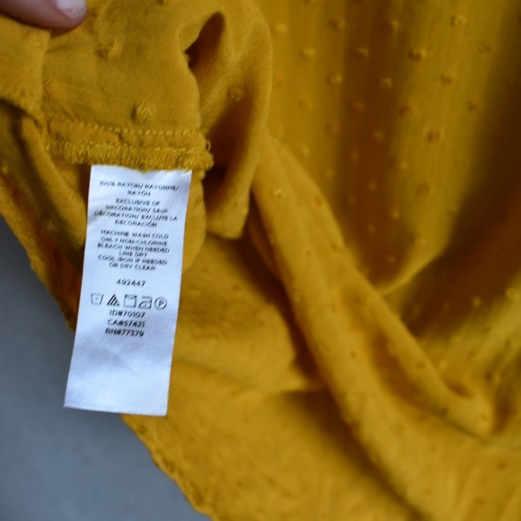 Sz 16 | loft | lacy dotted keyhole top - Picture 5 of 8